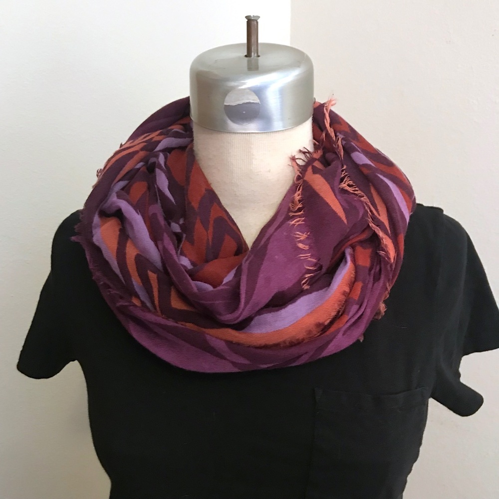 Purple Pattern Scarf